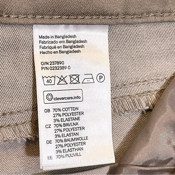H&M Women's Tan Slim Fit Skinny Pants size 12 - Picture 10 of 11